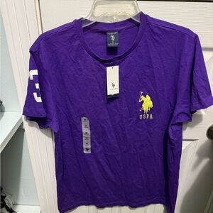 U.S. Polo Assn. Purple Short Sleeve Tee